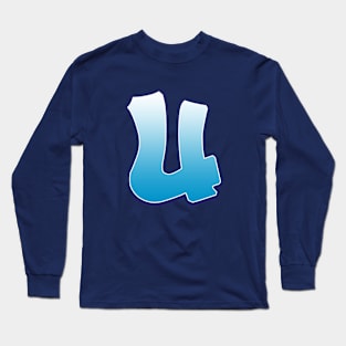 U - Blue Long Sleeve T-Shirt